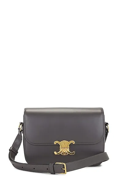 FWRD Renew Celine Calfskin Triomphe Shoulder Bag -        