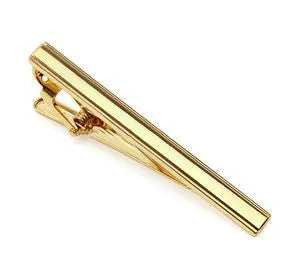 Gold Color Men Alloy Necktie Tie Clasps Clip Pin Bar Wedding Gifts  SM6