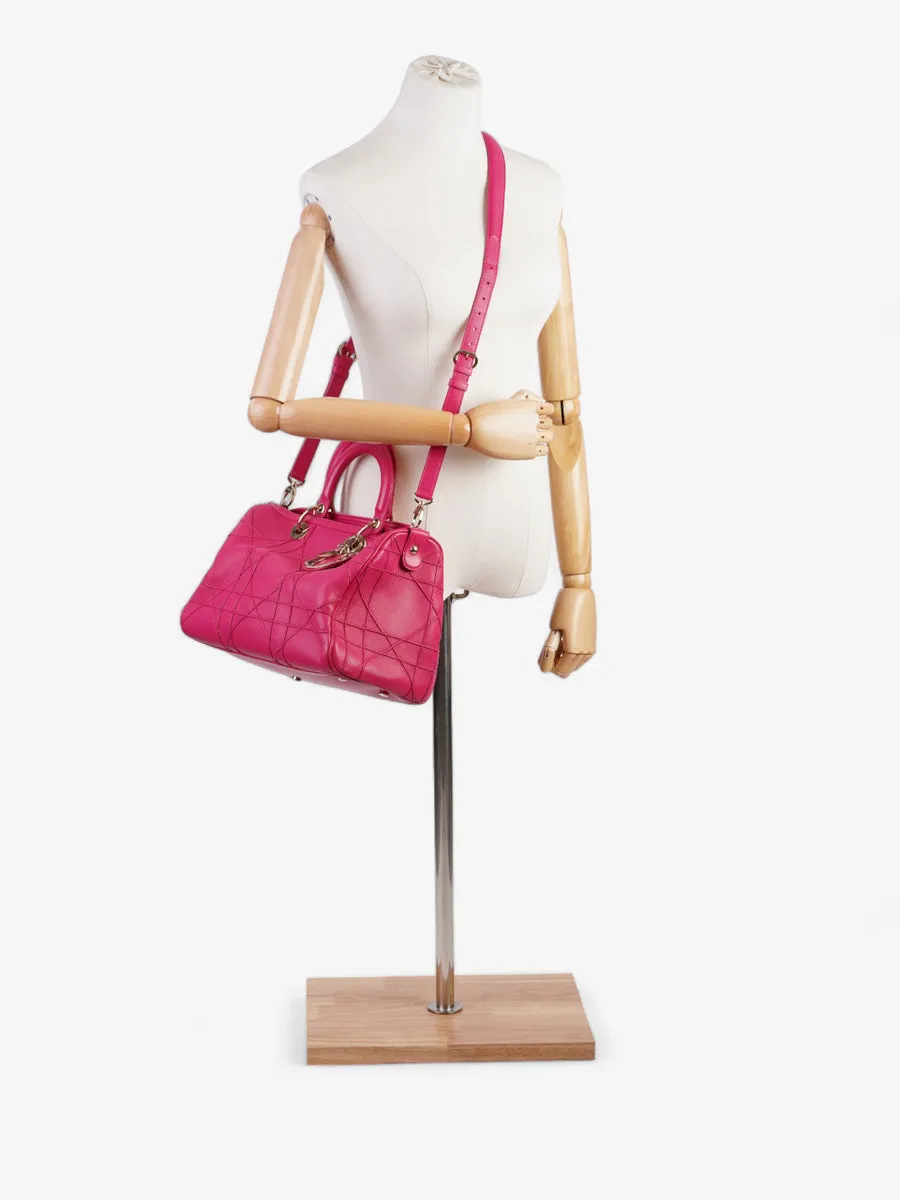 Granville Polochon Bag Pink Leather