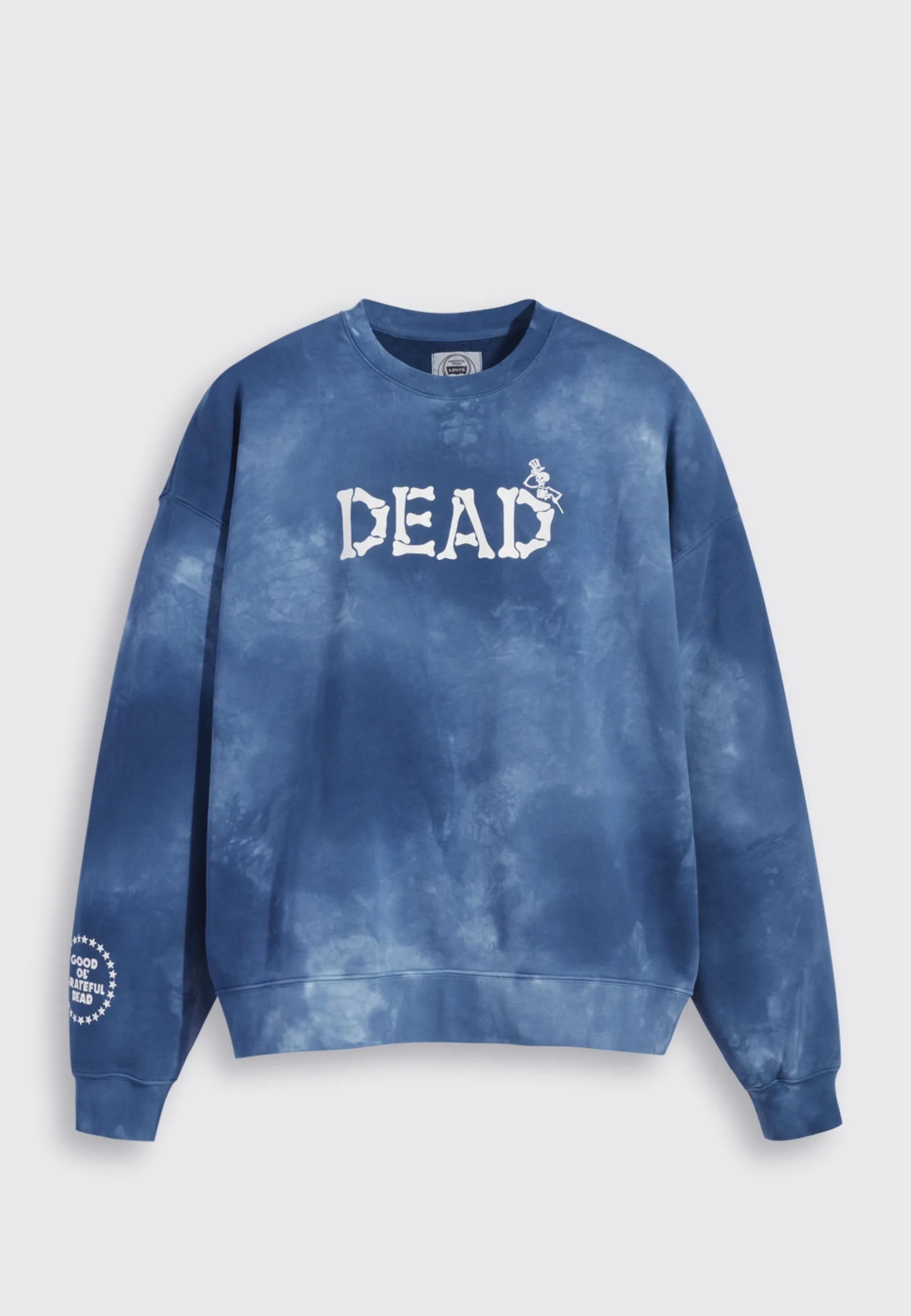 Grateful Dead Fleece Crew - blue wing teal