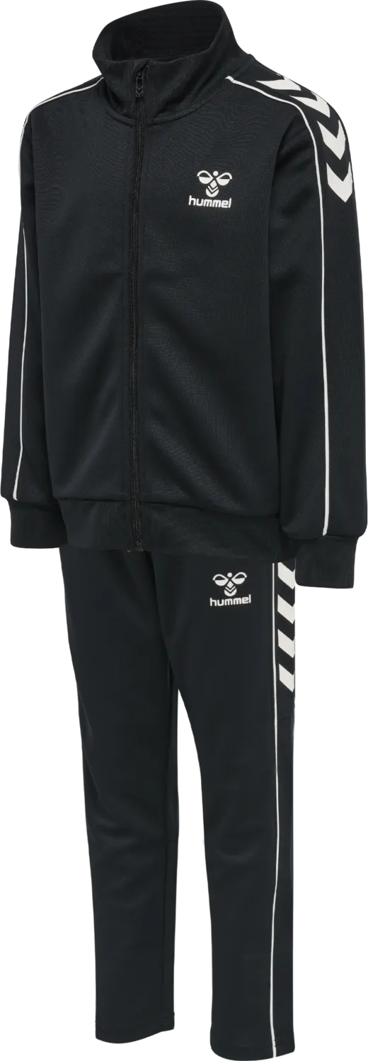 Hummel Kids' hmlTrack Tracksuit Black | Buy Hummel Kids' hmlTrack Tracksuit Black here | Outnorth