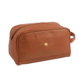 Icon wash bag elgin tan Leather