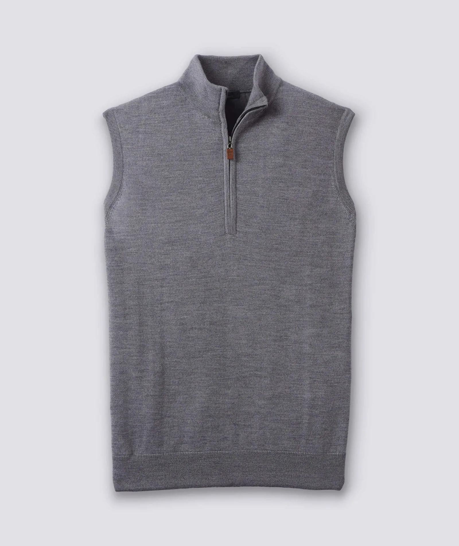 Italian Merino Quarter-Zip Vest