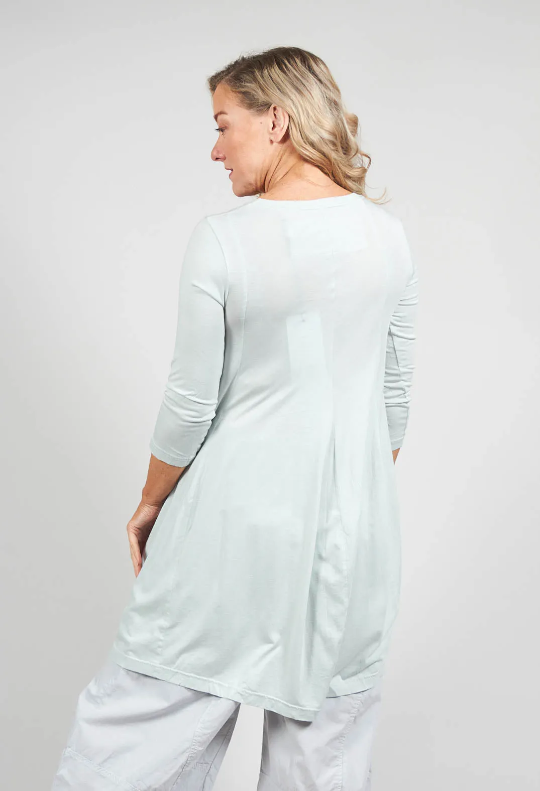 Jersey Tunic Top in Sky