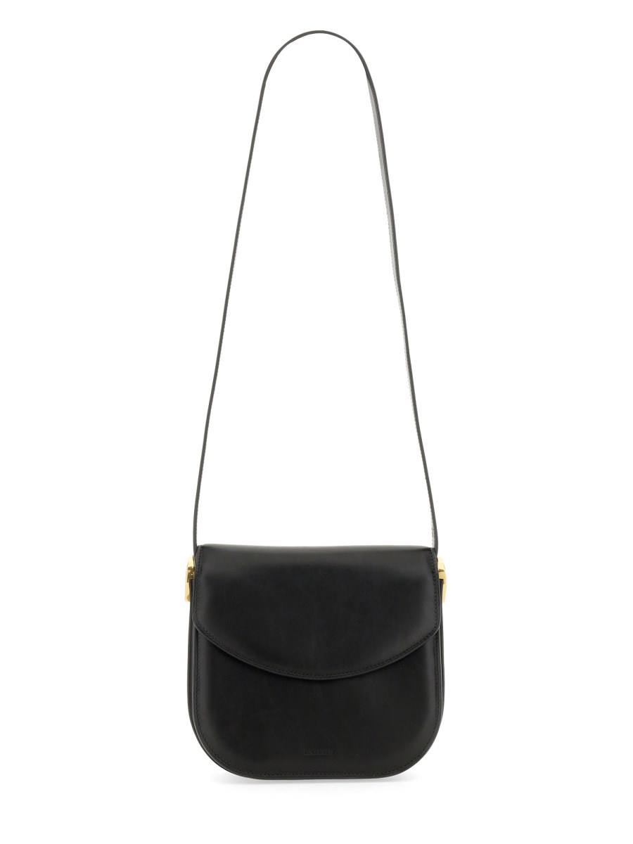 JIL SANDER    COIN LEATHER SHOULDER BAG