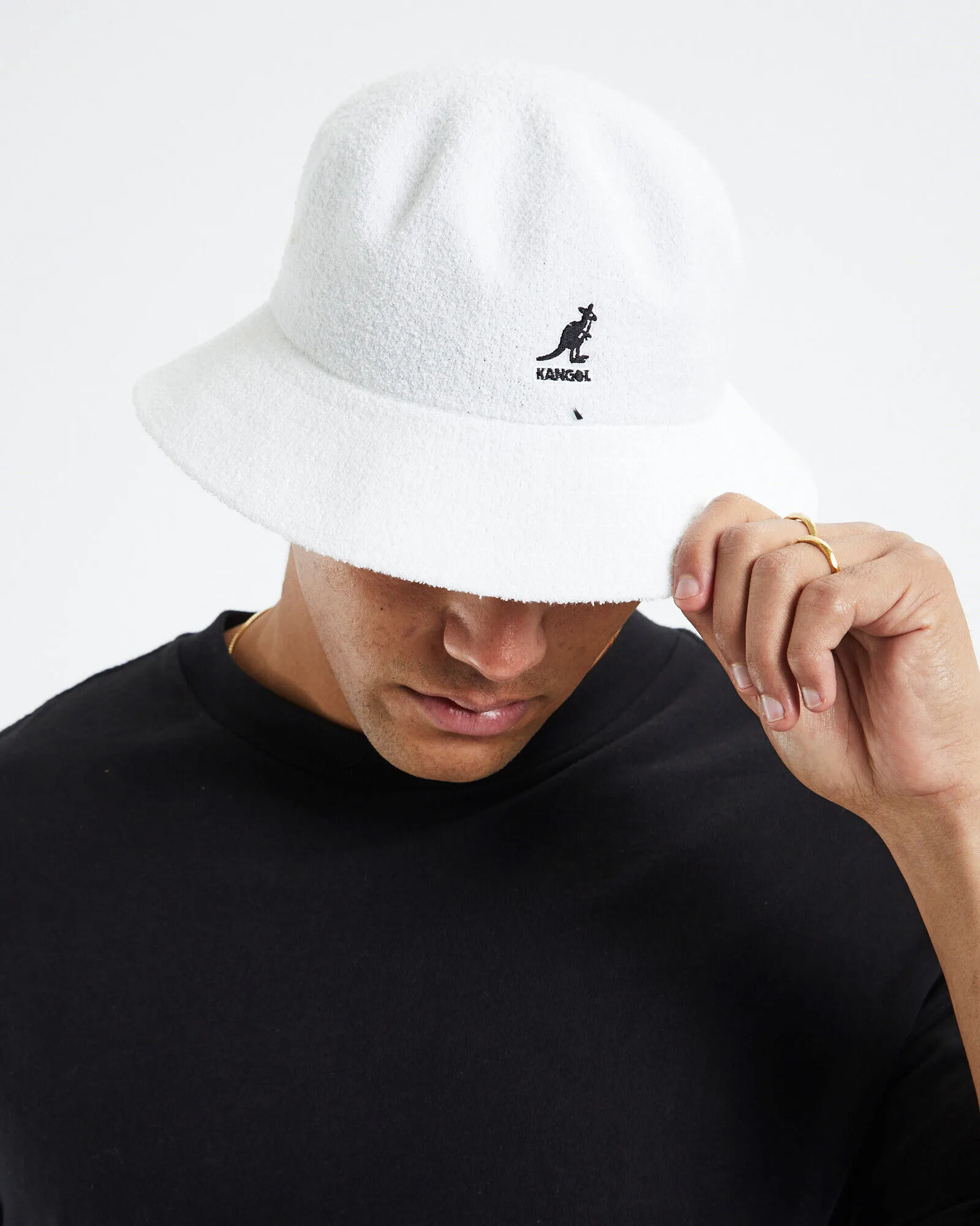 Kangol Bermuda Bucket Hat White