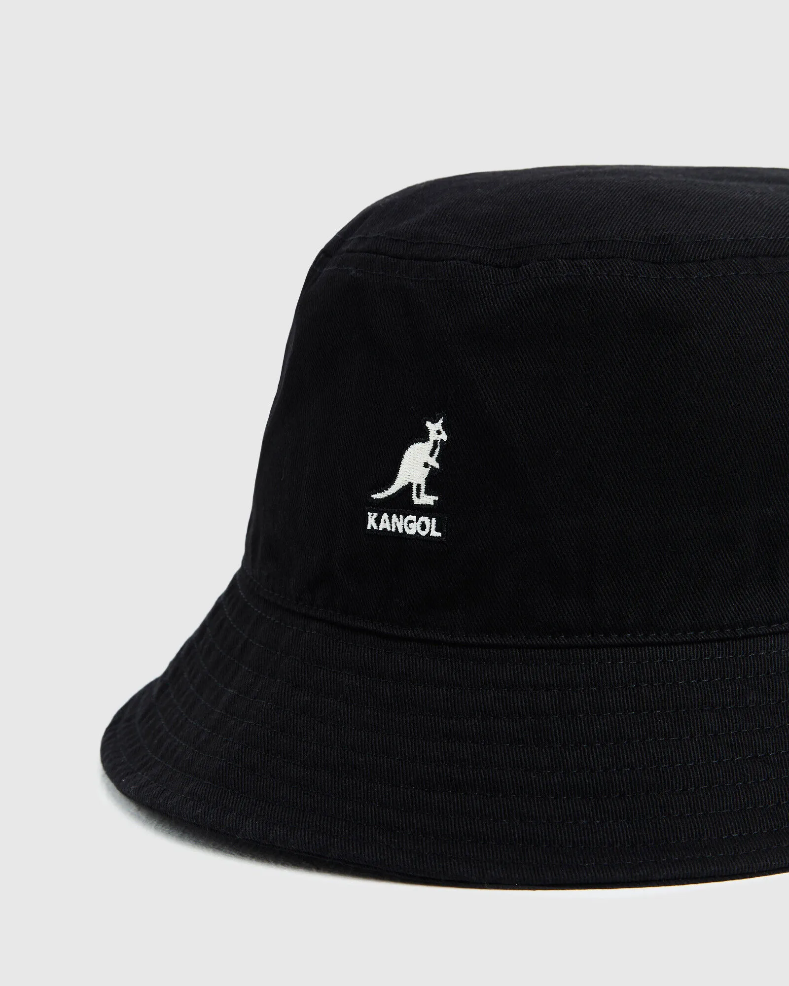 Kangol Washed Bucket Hat BlacK