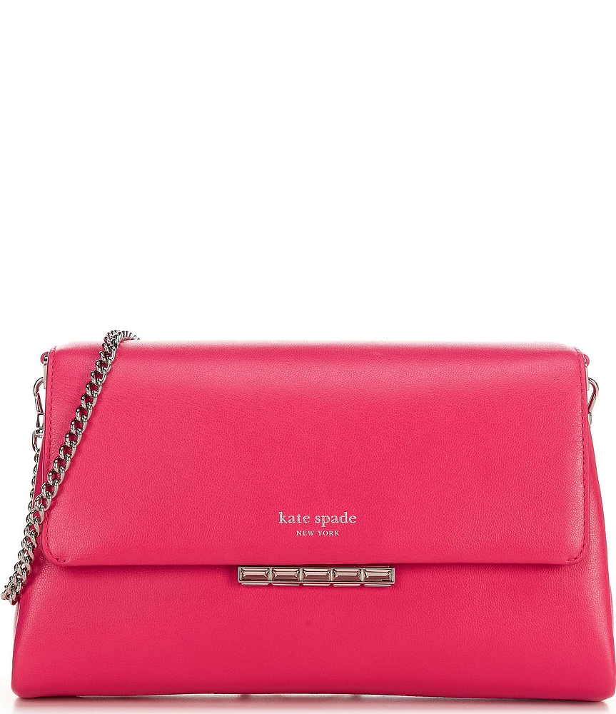 kate spade new york Grace Embellished Leather Clutch