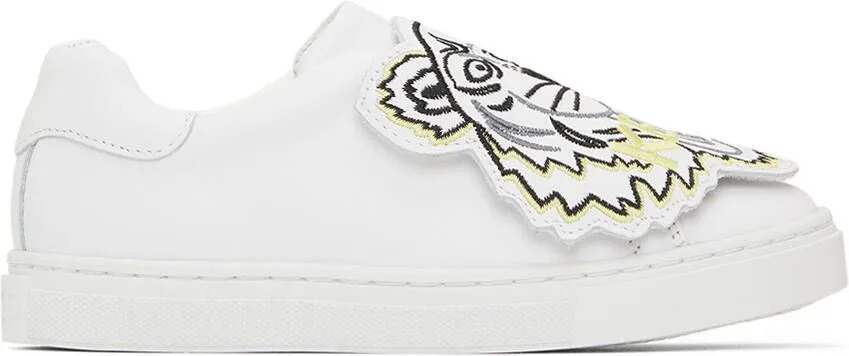 Kenzo Kids White Tiger Sneakers