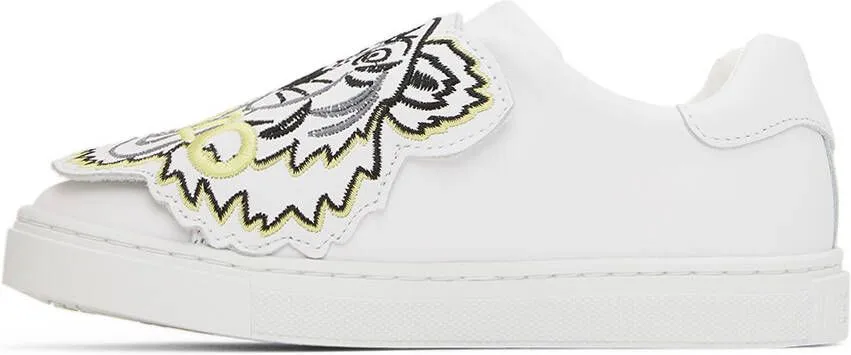 Kenzo Kids White Tiger Sneakers