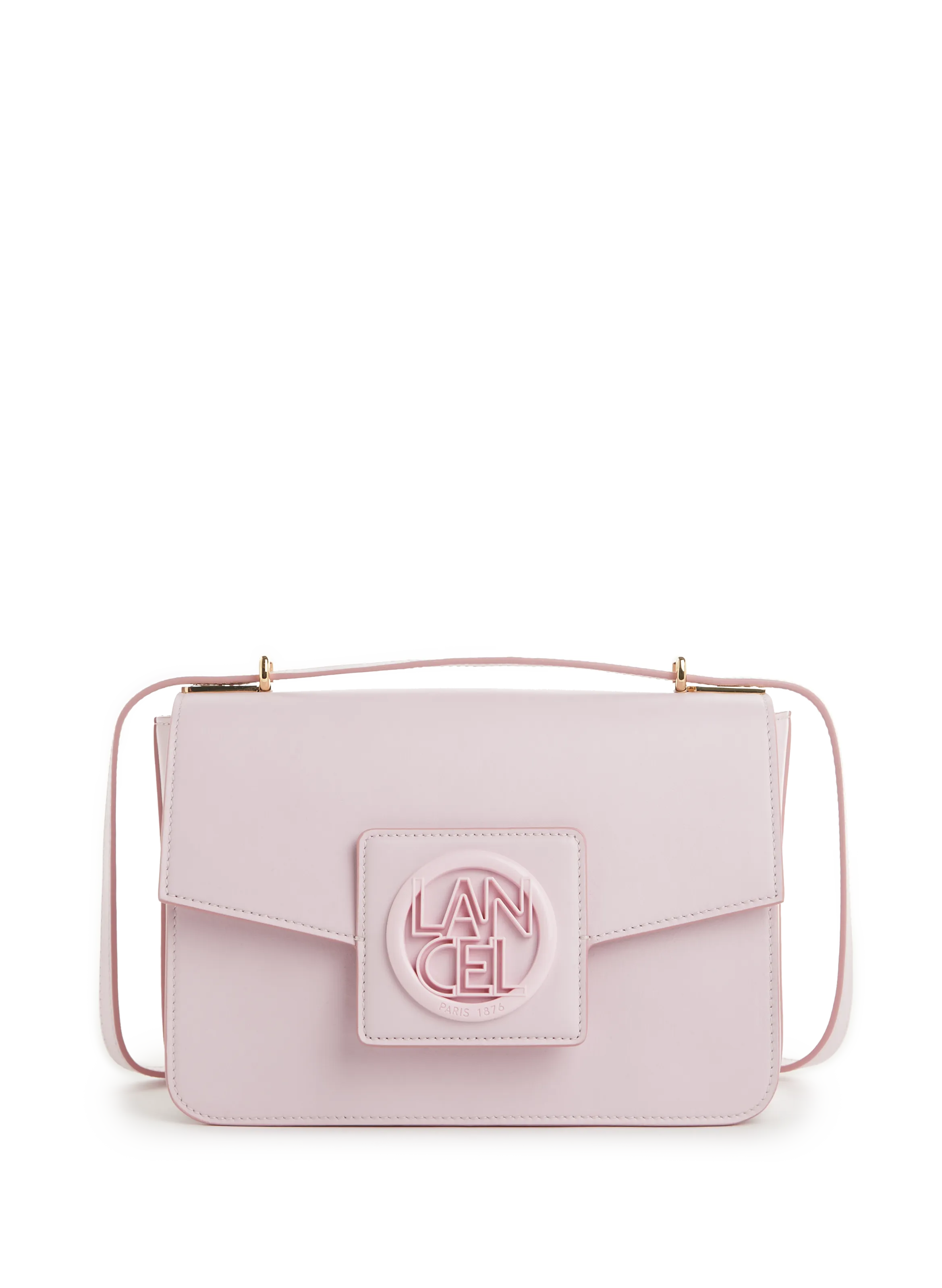 LANCEL  Roxane leather bag - Pink