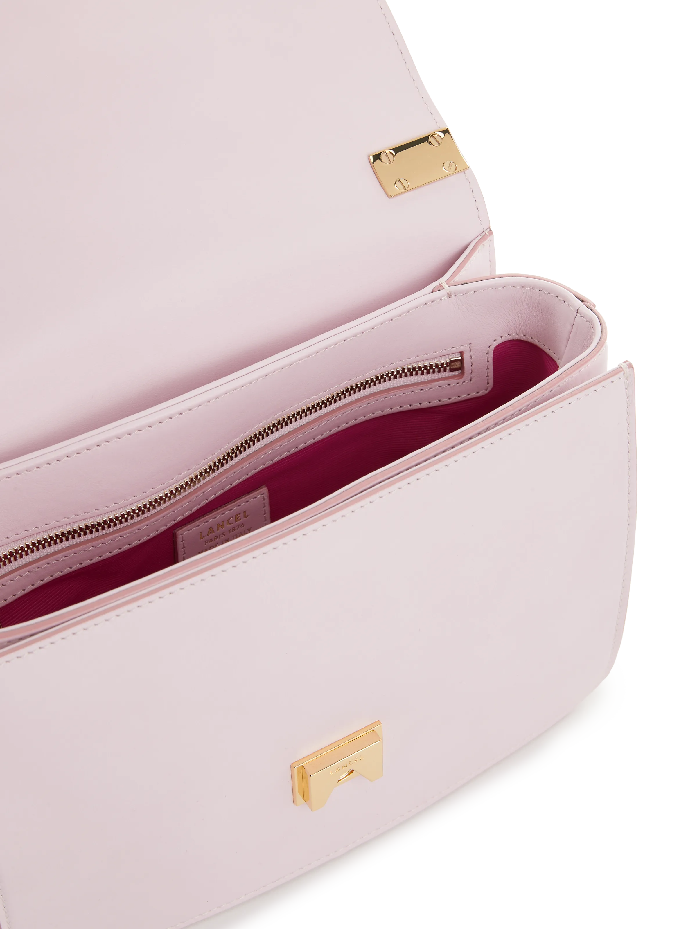 LANCEL  Roxane leather bag - Pink