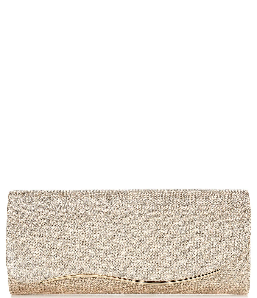 Landry Lurex Wave Flap Clutch