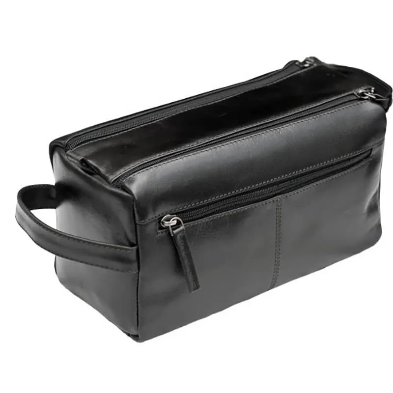 Leather Wash Bag / Leaher Toiletry Bag 917 Prime Hide