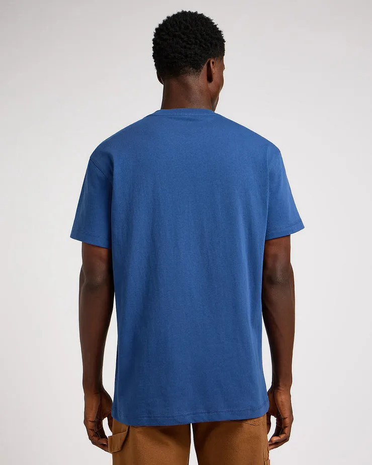 Lee Workwear Tee - Drama Blue