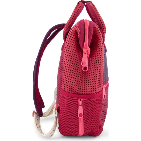 Light + Nine Tweeny Short Backpack, Multi Rose