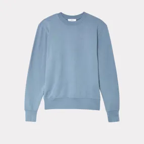 Long Sleeve Supima Fleece Crew Sweatshirt (Storm)