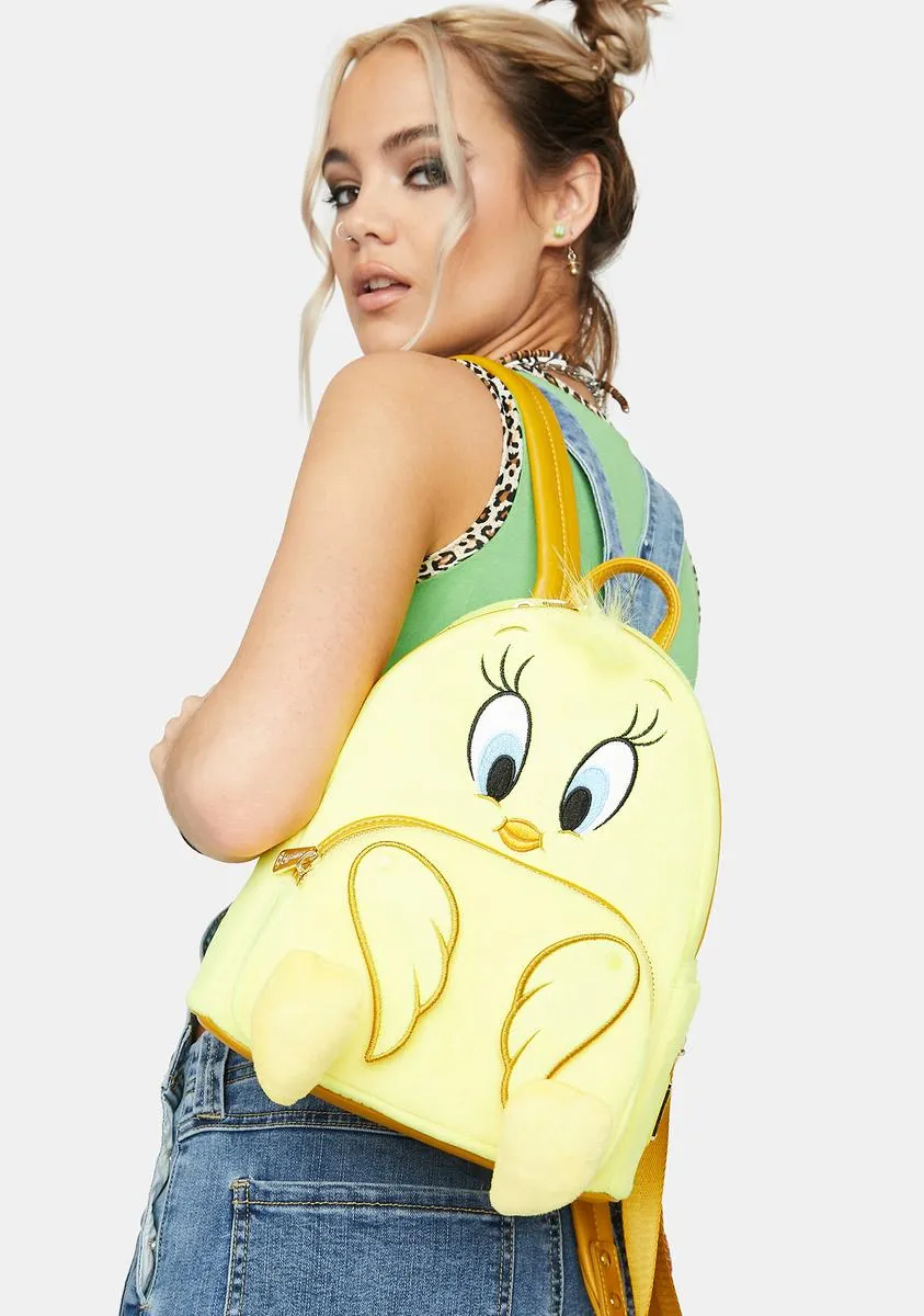 Looney Tunes Tweety Plush Mini Backpack-