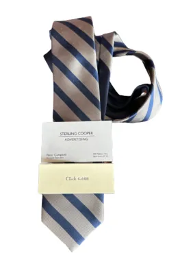 MAD MEN: Pete Campbell's 1960s Necktie and Business Cards