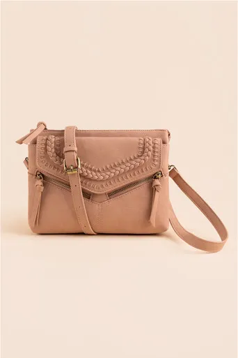 Maelie Whipstitch Cross Body Bag