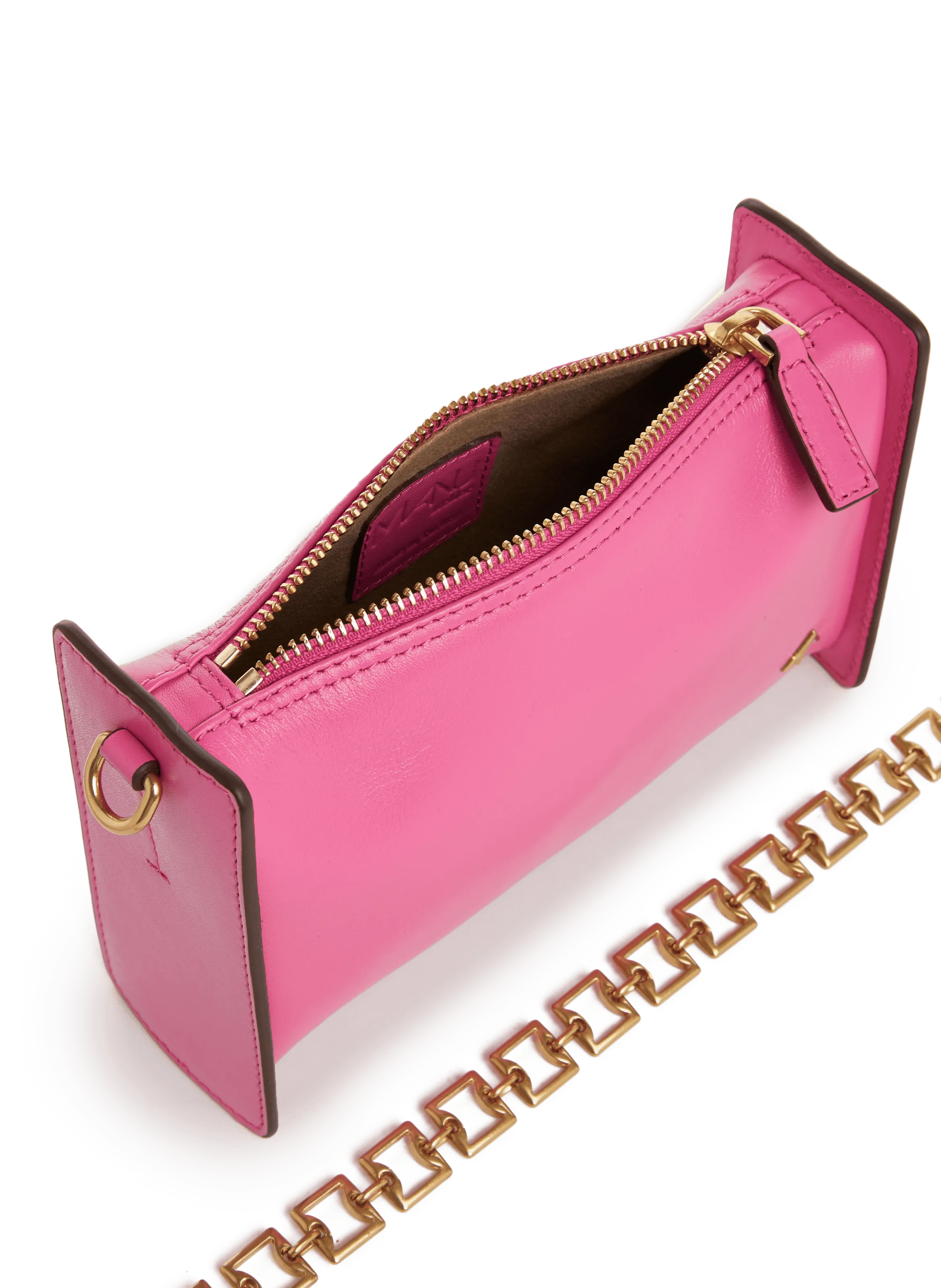 Manu atelier  Leather shoulder bag - Pink