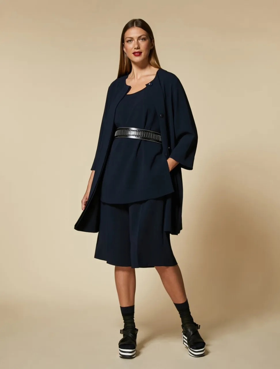 MARINA RINALDI Triacetate tunic -                         -                     -                