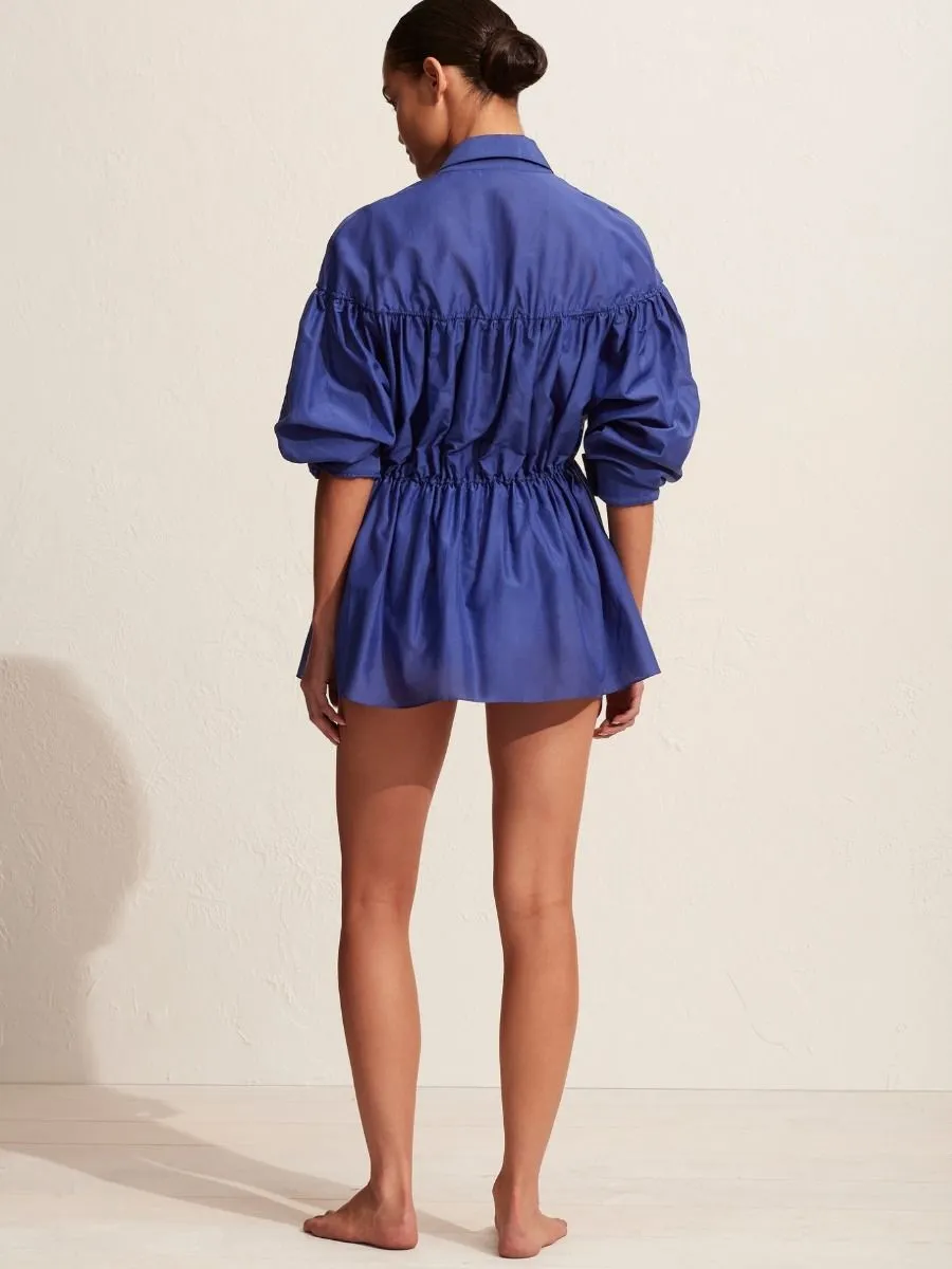 Matteau Drawcord Tunic Lapis