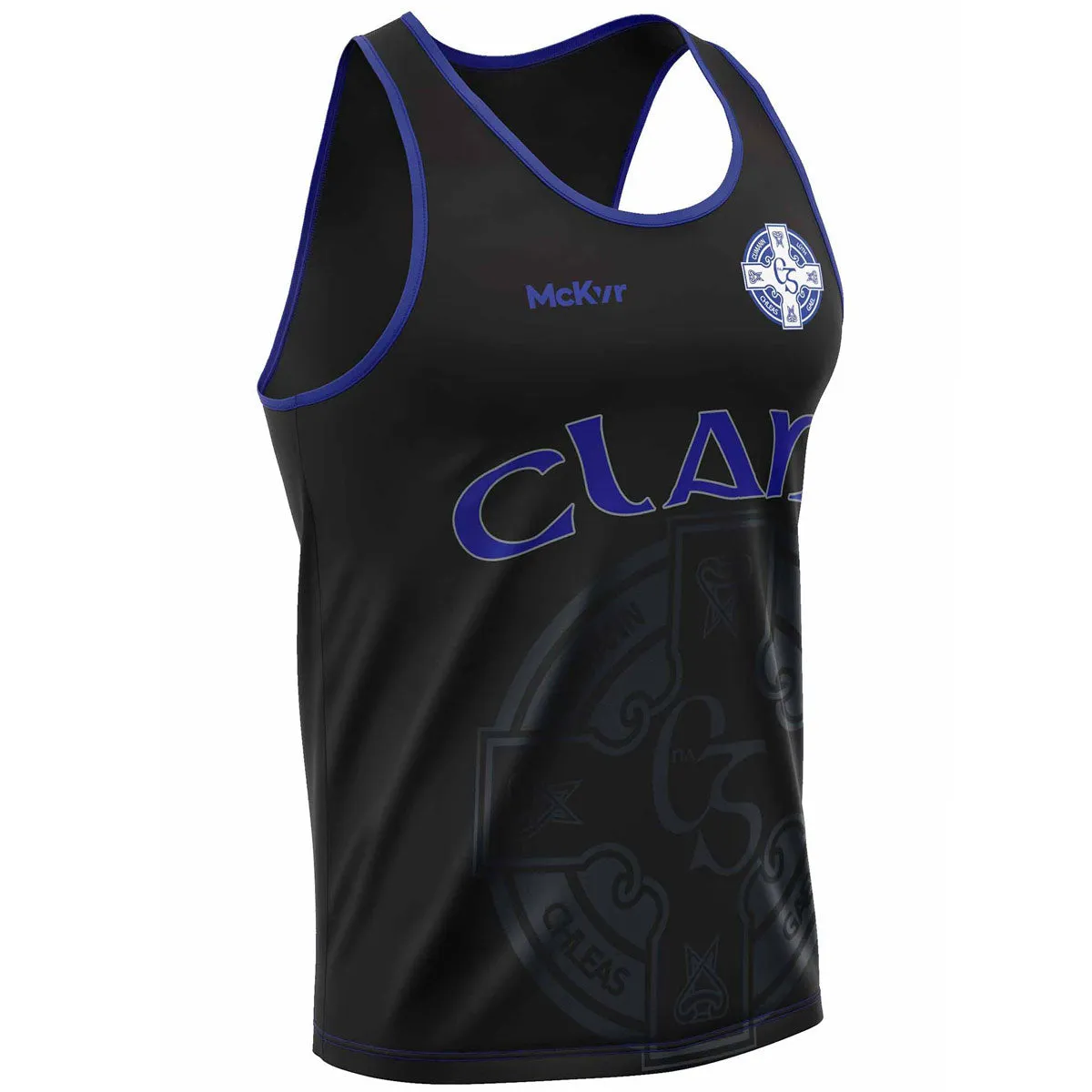 Mc Keever Clan Na Gael CLG Vest - Youth - Black