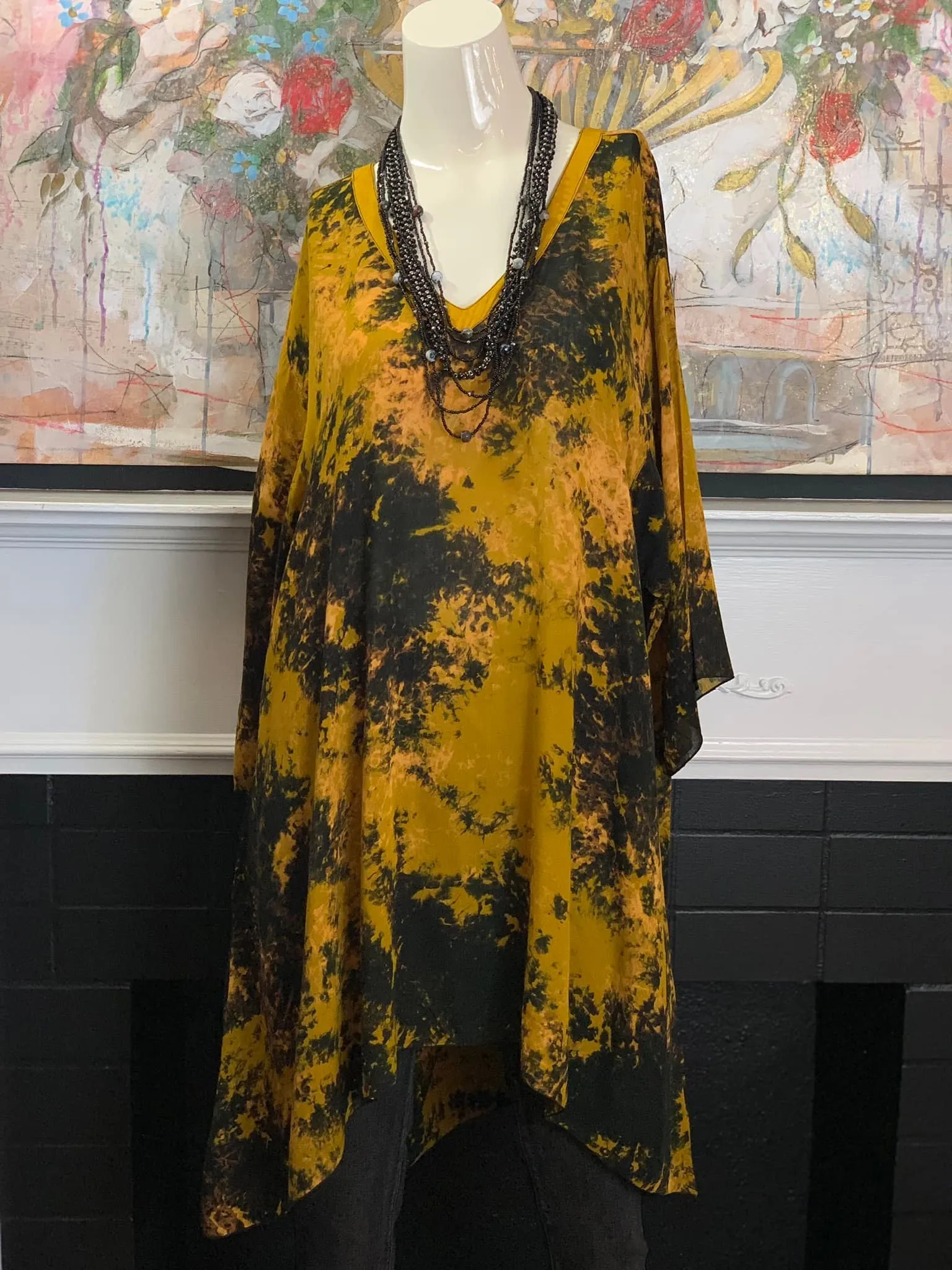 MC1156V Morocco Tunic-Mustard