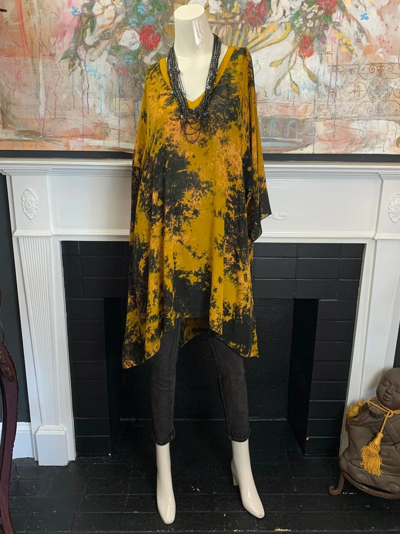 MC1156V Morocco Tunic-Mustard