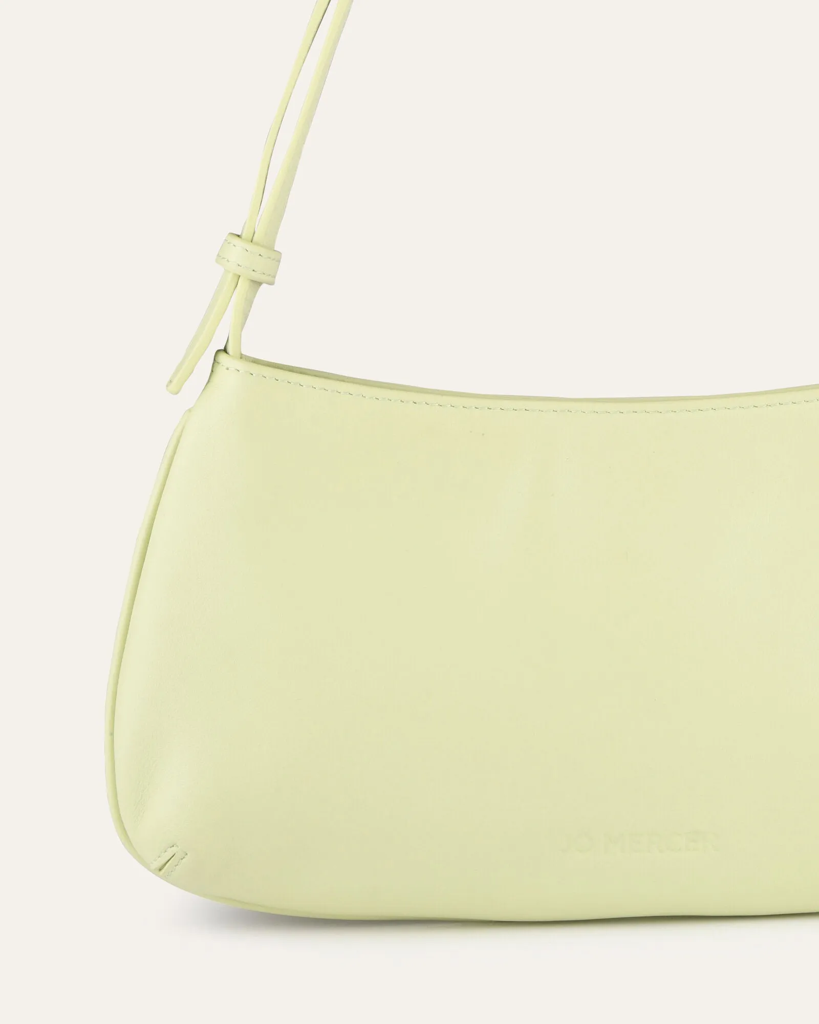 Megan shoulder bag honeydew green leather