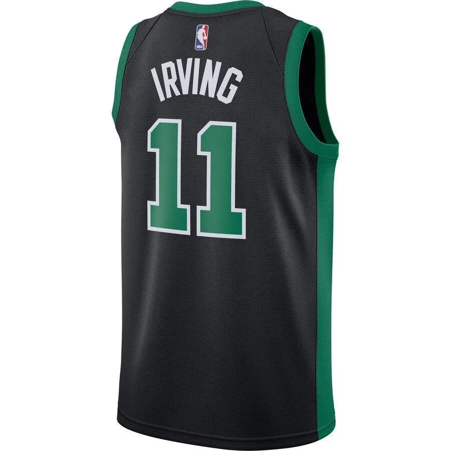 Men's Nike Kyrie Irving Black Boston Celtics Swingman Jersey  Statement Edition  Black