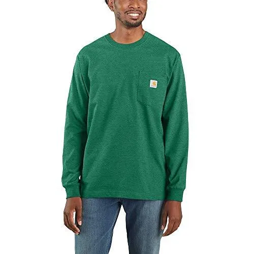 Men's Workwear Long Sleeve Pocket T-Shirt  - Big