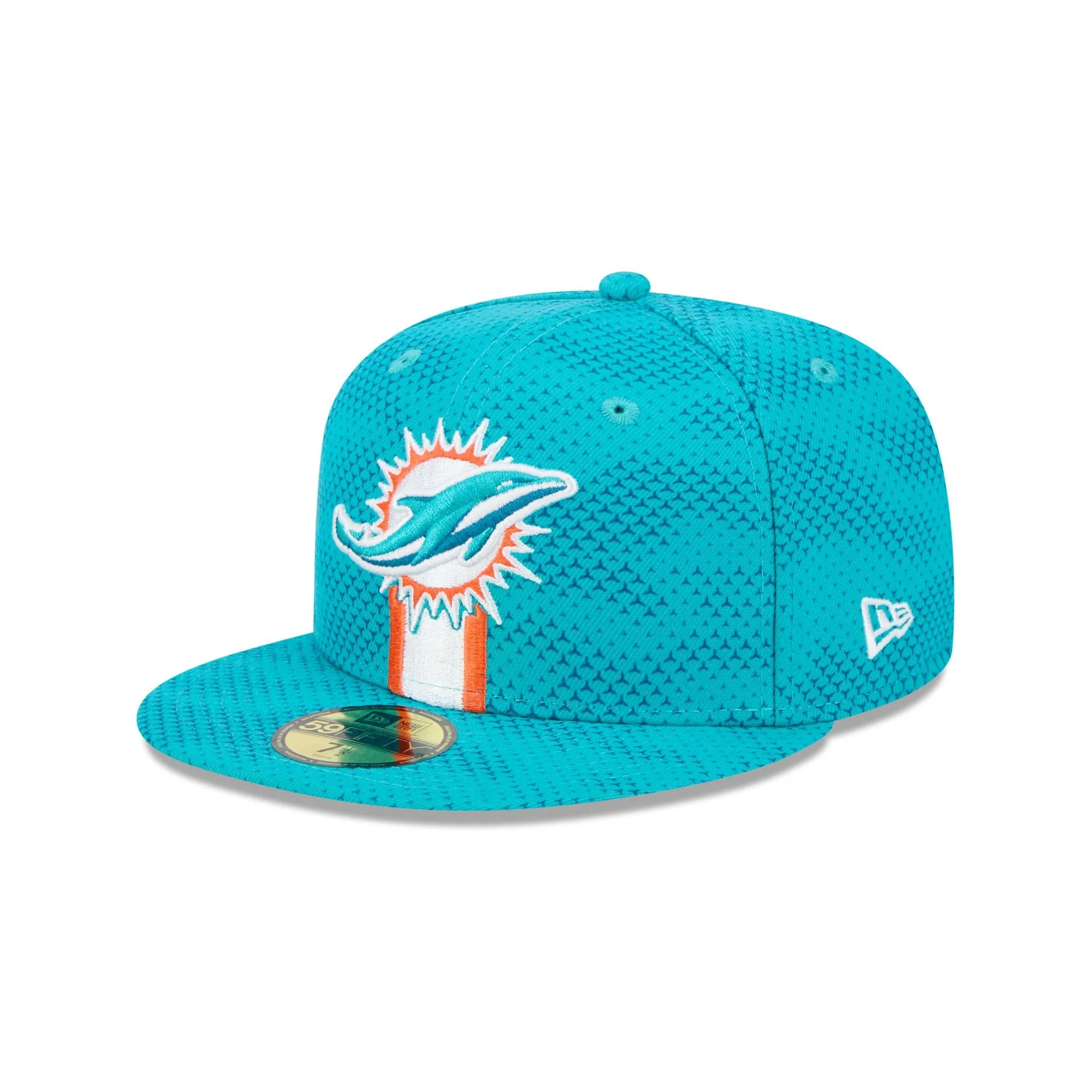 Miami Dolphins 2024 Sideline 59FIFTY Fitted Hat