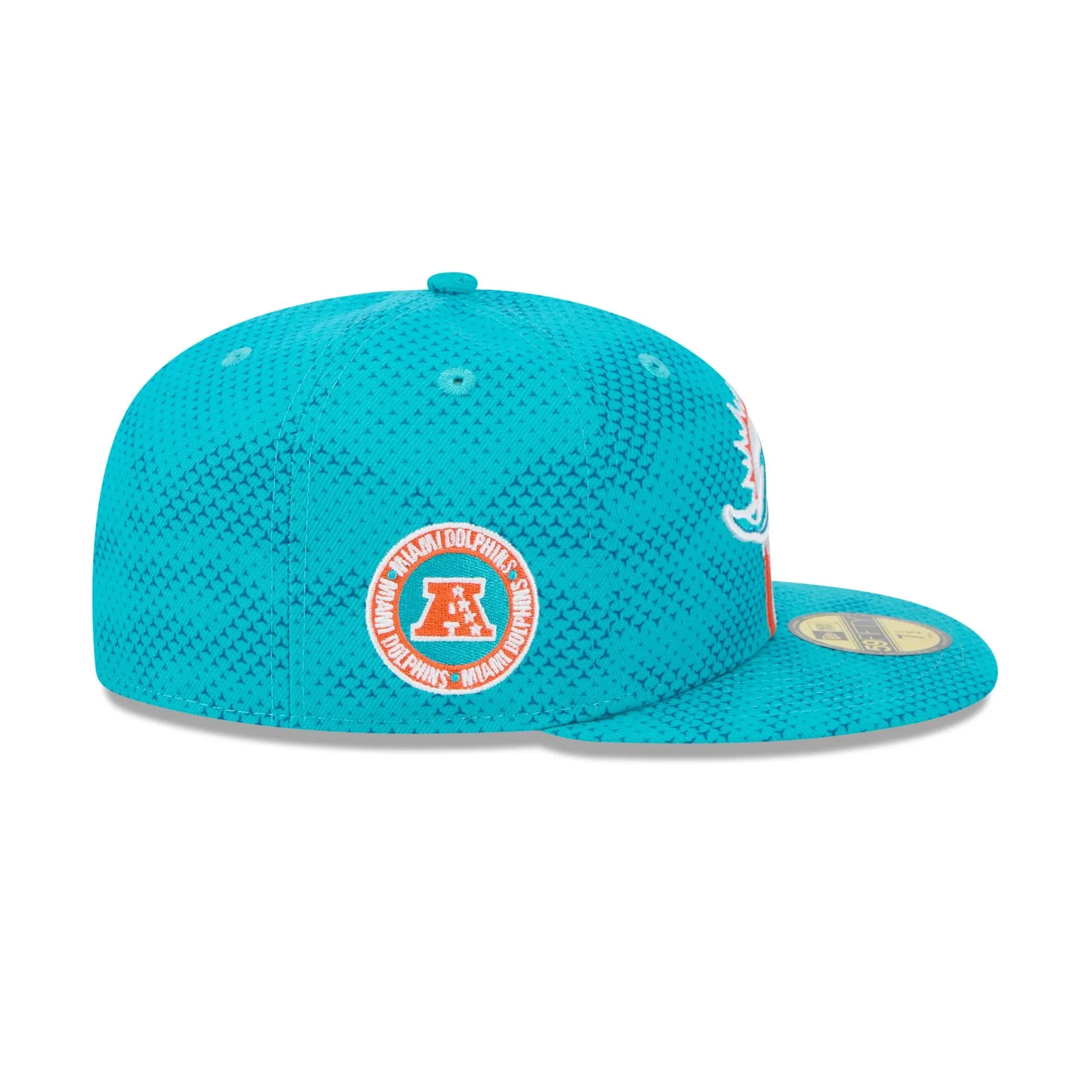 Miami Dolphins 2024 Sideline 59FIFTY Fitted Hat