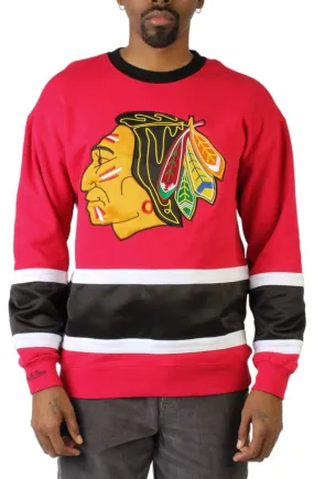 Mitchell & Ness  Chicago Blackhawks Fleece Crewneck