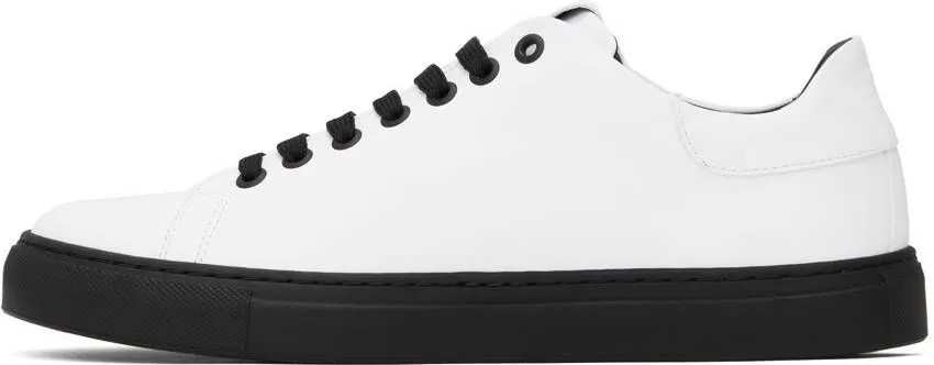 Moschino White Logo Hardware Sneakers