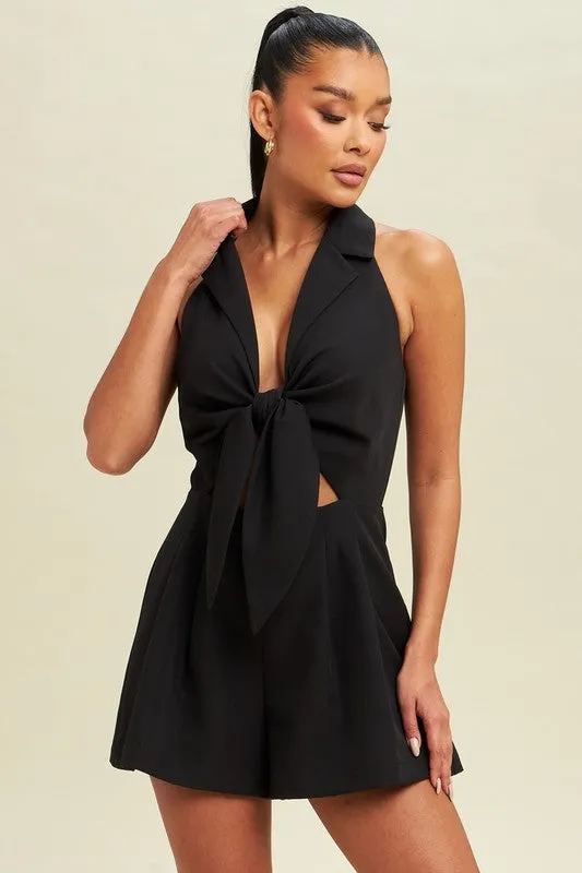 MYLAH HALTER ROMPER