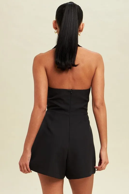 MYLAH HALTER ROMPER