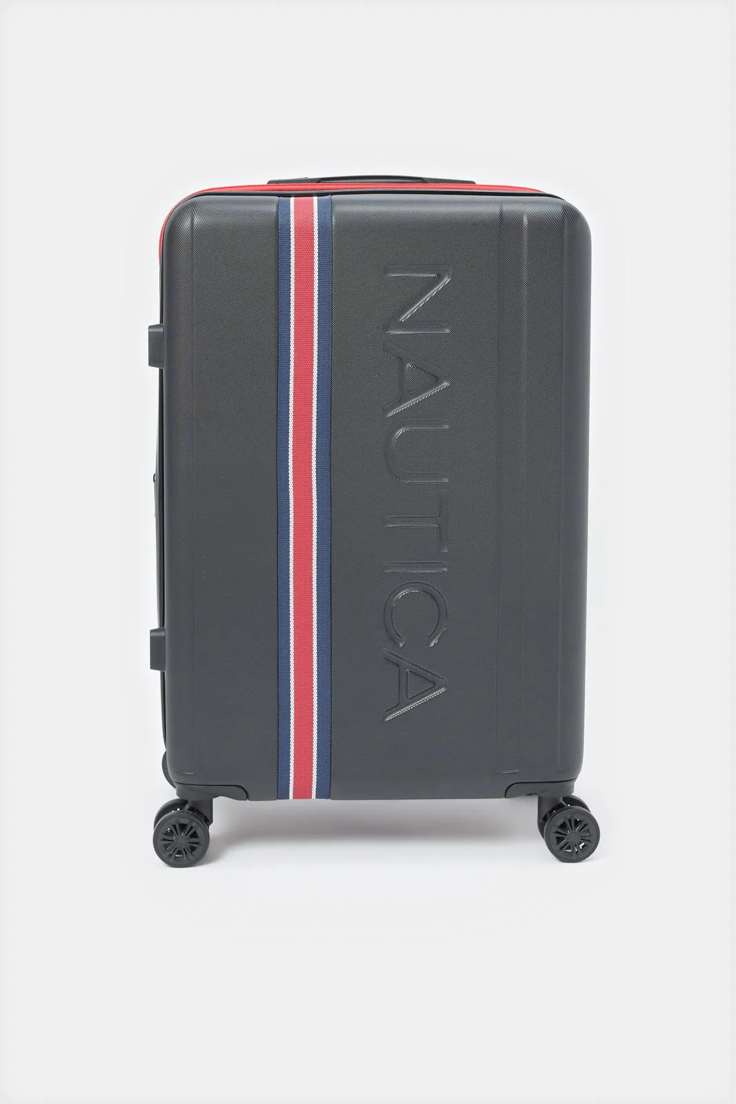 Nautica Black Soft Trolley Luggage 20 Inch