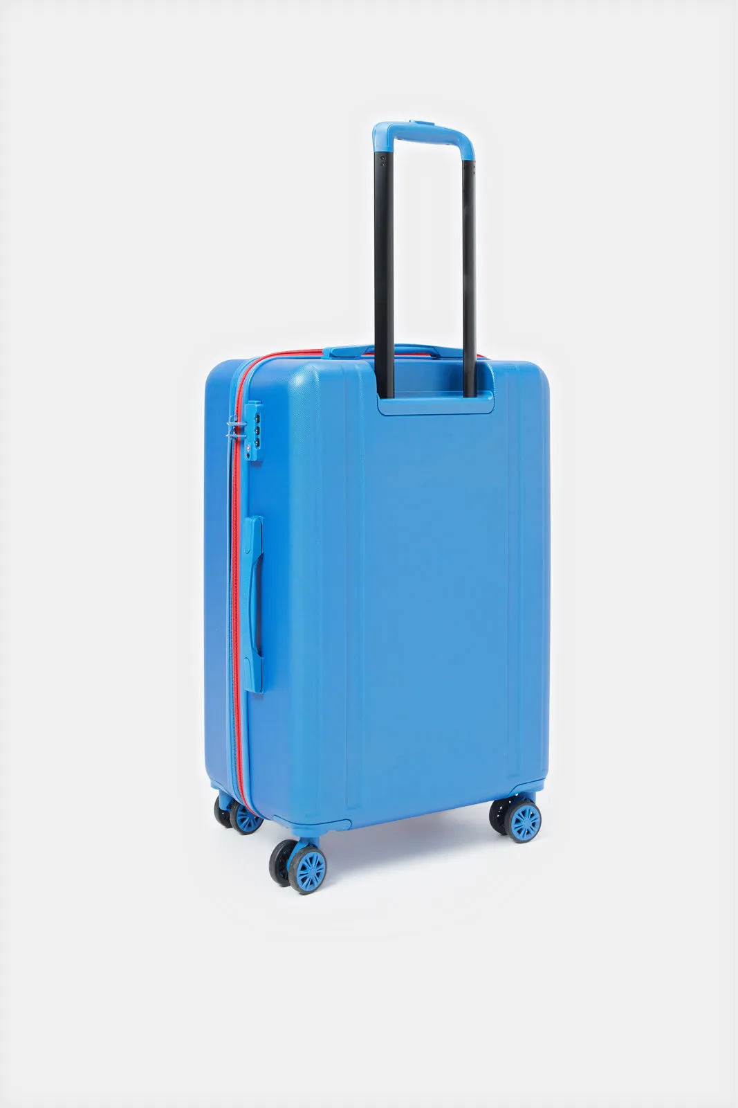 Nautica Blue Soft Trolley Luggage 20 Inch