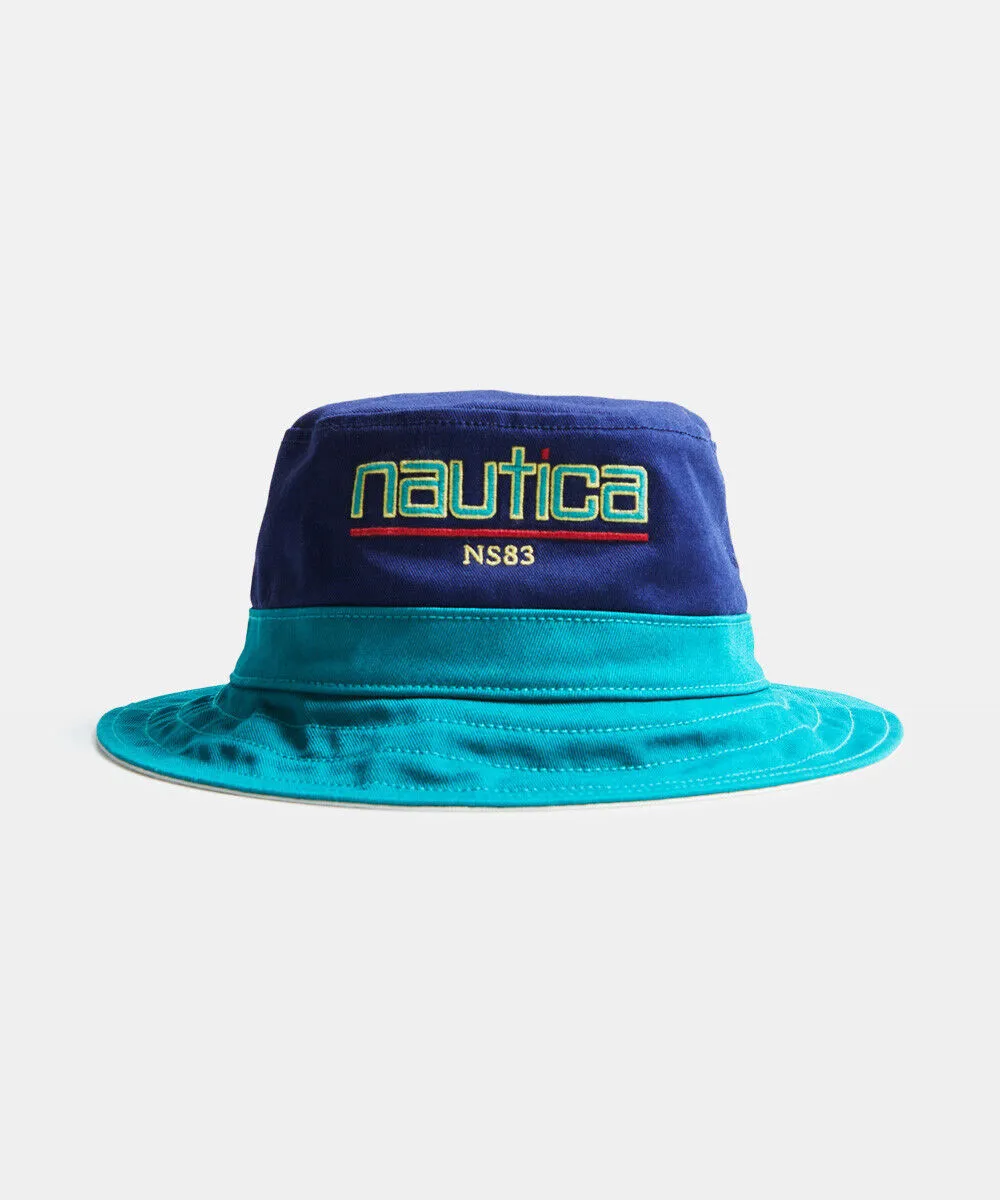 Nautica Bucket Hat Teal Blue