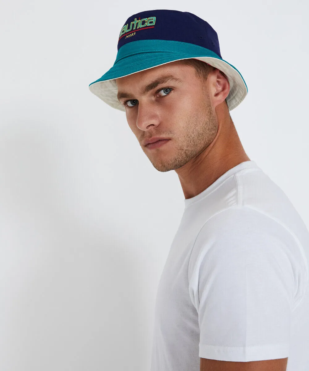 Nautica Bucket Hat Teal Blue