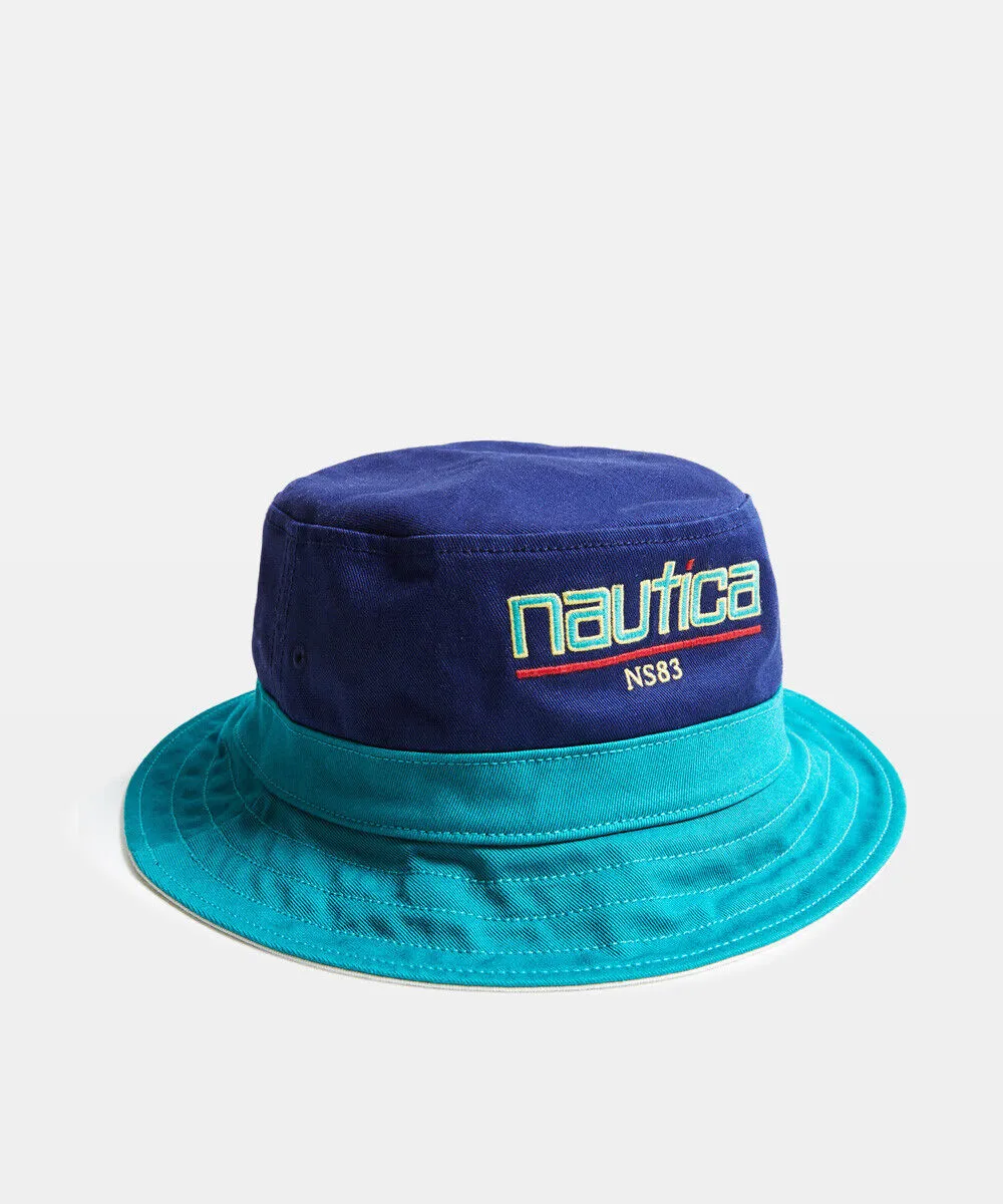 Nautica Bucket Hat Teal Blue