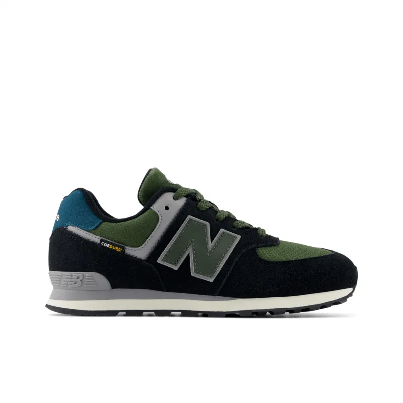 New Balance Youth 574 Running Shoe - GC574KBG (Wide)