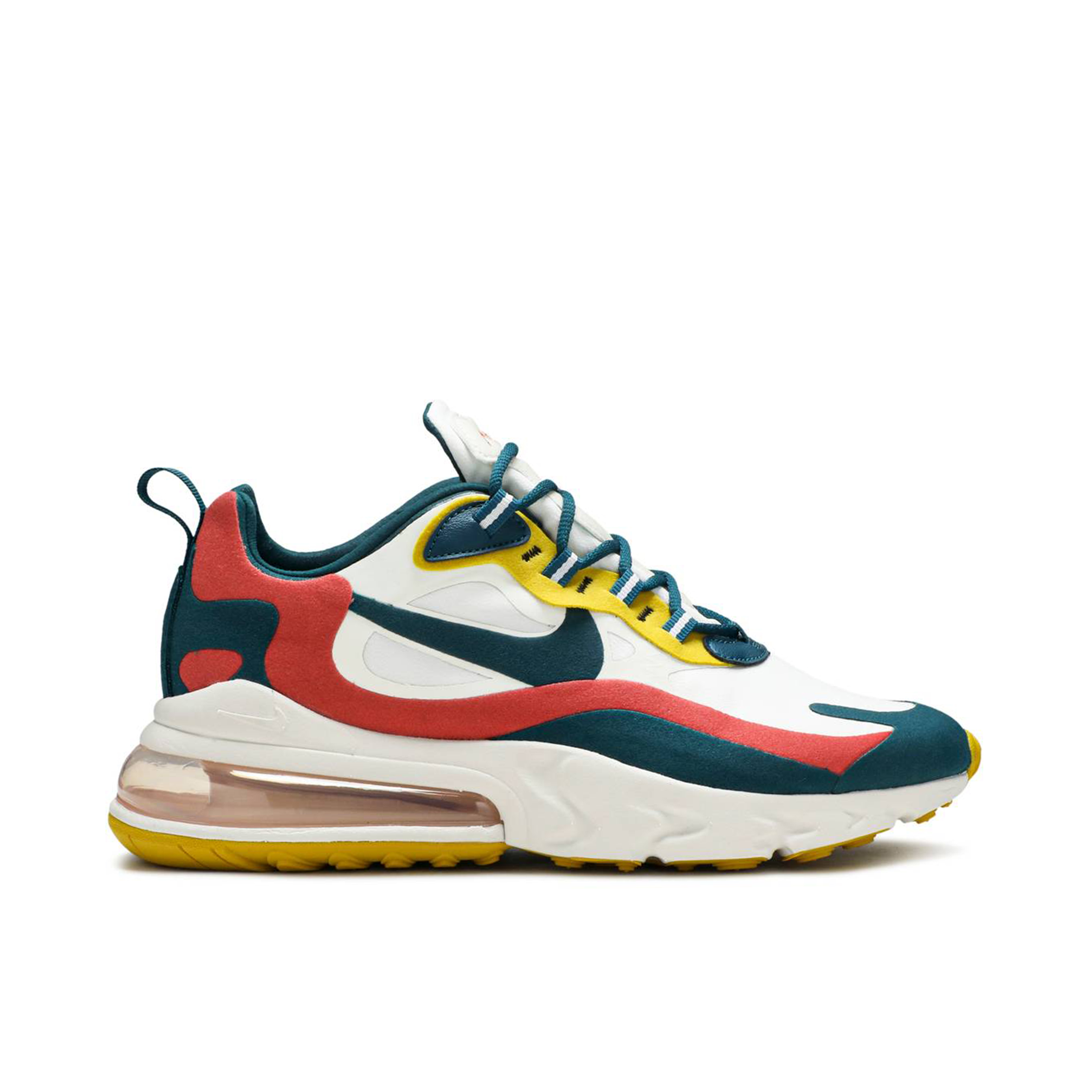 Nike Air Max 270 React White Turquoise Yellow | CT1264-103 | Laced