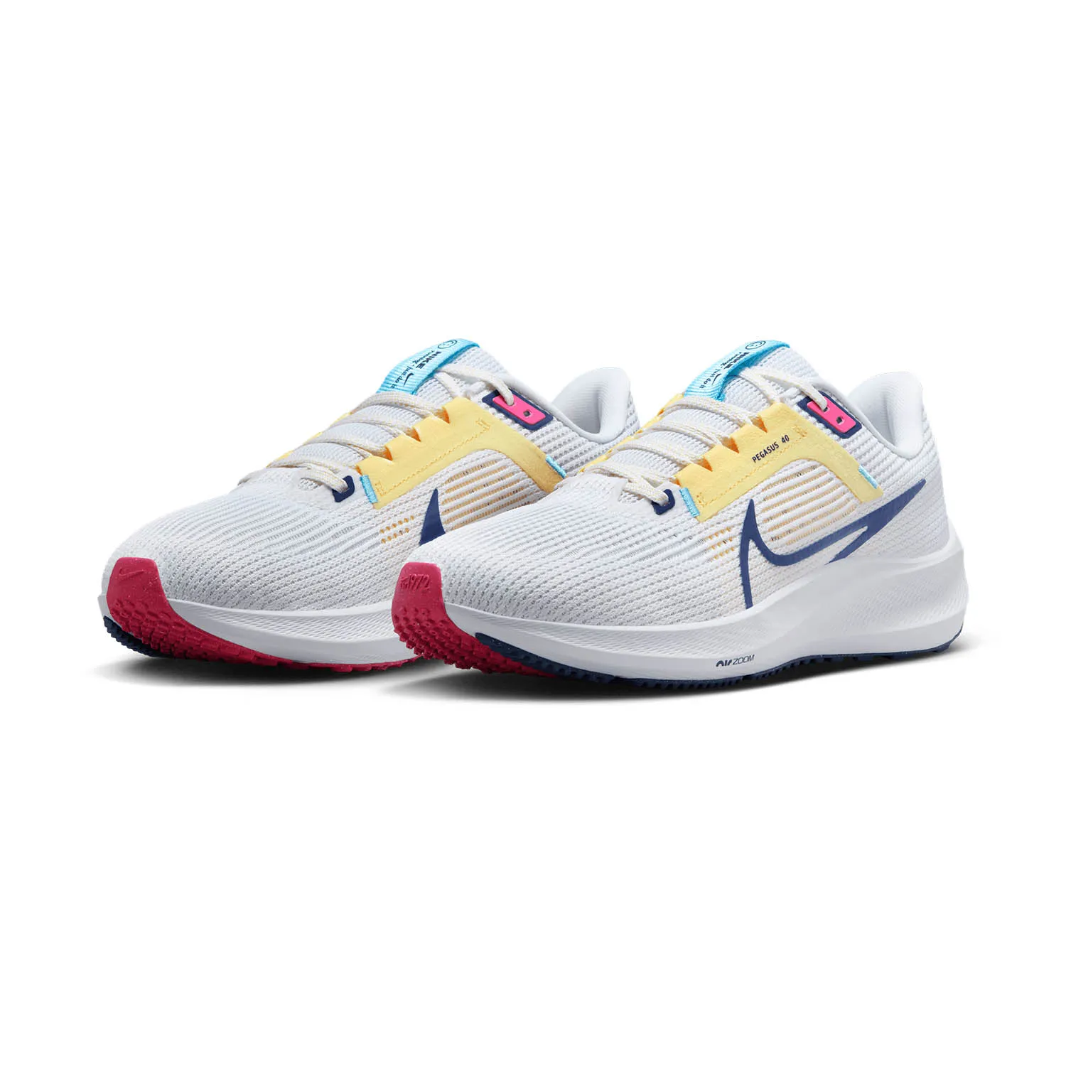 Nike Air Zoom Pegasus 40  White/Deep Royal Blue/Photon Dust