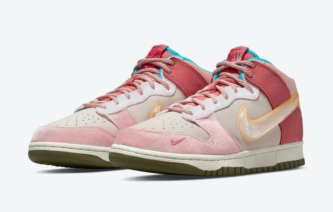 Nike Dunk Mid Social Status Free Lunch Strawberry Milk