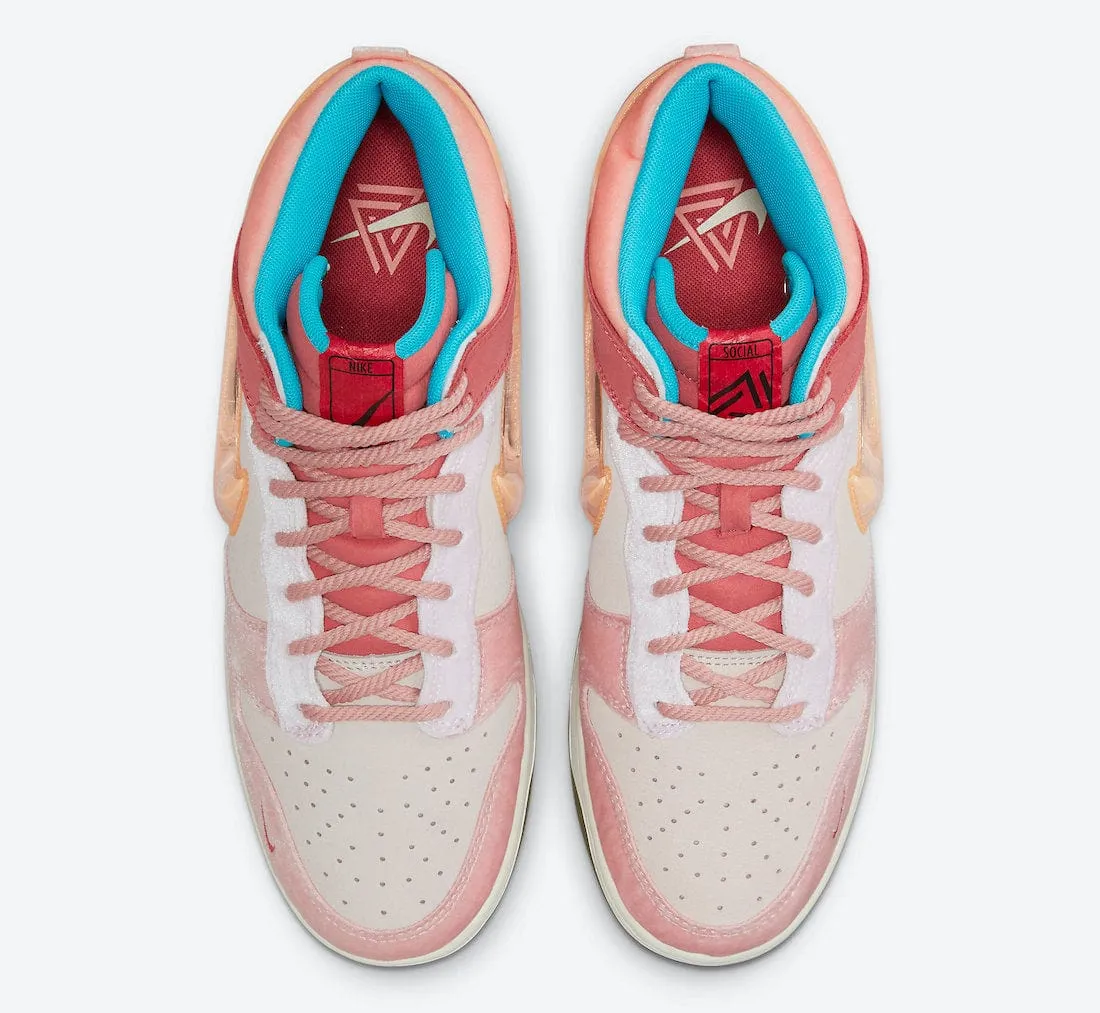 Nike Dunk Mid Social Status Free Lunch Strawberry Milk