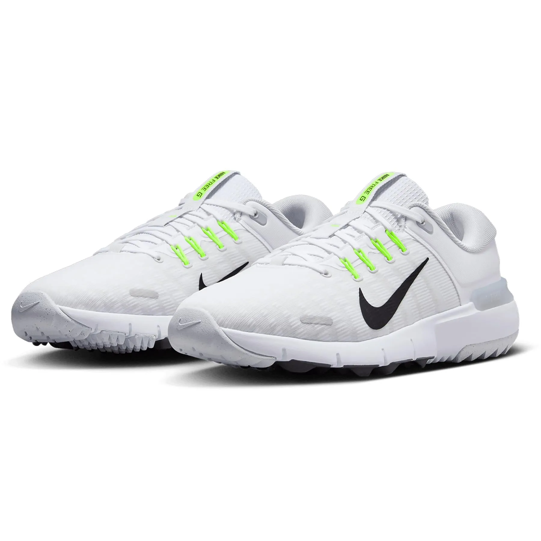 Nike Free Golf Shoes White/Grey - SU24